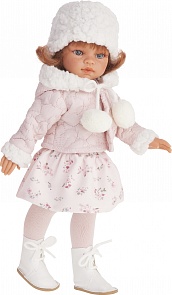 Кукла Эльвира зимний образ, рыжая, 33 см. (Antonio Juan Munecas, 2586W)